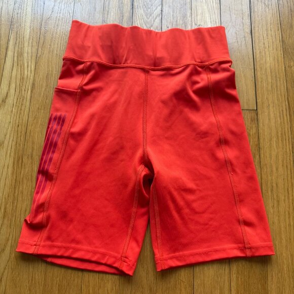 Savage X Fenty Sport Size M Fiesta Red Band It High-Waisted Cycling Biker Shorts - Picture 3 of 12